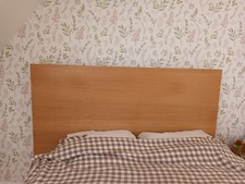 Headboard double oak for sale  LEICESTER