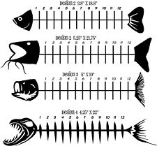 Adesivo adesivo de vinil para barco régua de peixe escolha cor e design régua aproximada de 12"' comprar usado  Enviando para Brazil