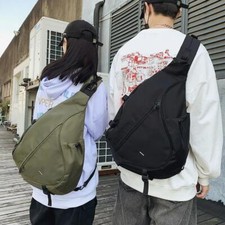 Mochila de ombro grande masculina feminina tiracolo tática peito bolsa babá comprar usado  Enviando para Brazil
