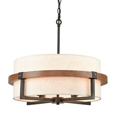 Rustic drum chandelier for sale  Alexandria