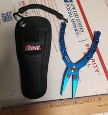 Alicate de anel dividido júnior P-Line Pline Adaro 6,5" e cortador lateral, bainha, azul comprar usado  Enviando para Brazil