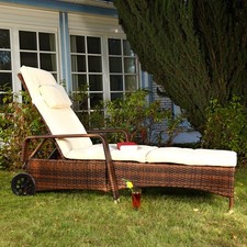 Ware rattan gartenliege gebraucht kaufen  Alfeld (Leine)