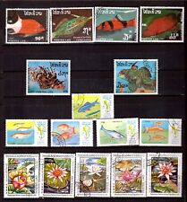 Pim1372 laos timbres d'occasion  Venelles