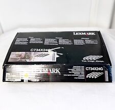 NOVO Fotocondutor Genuíno OEM Lexmark C734X24G Pacote com 3 C734 - Caixa Aberta comprar usado  Enviando para Brazil