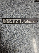 mini clubman badge for sale  WAKEFIELD