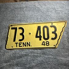 1948 tennessee license for sale  Scotts