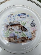 Assiettes décor poissons d'occasion  Narbonne