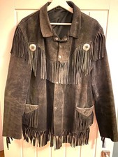 Black fringed suede for sale Black fringed suede for sale  LONDON