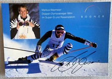 Autogrammkarte markus wasmeier gebraucht kaufen  Mörlenbach