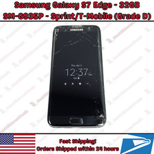 Samsung Galaxy S7 Edge G935P (Sprint) - 32GB Preto - RACHADO - FUNCIONAL comprar usado  Enviando para Brazil