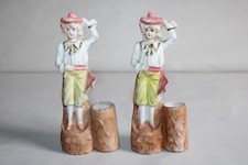Paire soliflores figurines d'occasion  Briare