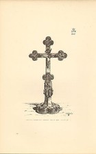 1881 litho crucifix for sale  FORDINGBRIDGE