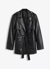 Lederimitat jacke kragen gebraucht kaufen  Deutschland