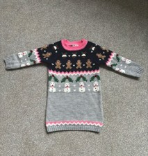 Girls christmas jumper for sale  WORKINGTON
