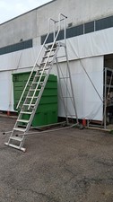 Scala alluminio palchetto usato  Notaresco