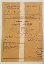 Fahrkarte italien milano gebraucht kaufen  Berlin