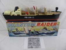 1964 Ideal Toys navio Phantom Raider operado por bateria com caixa completa funciona leia! comprar usado 1964 Ideal Toys navio Phantom Raider operado por bateria com caixa completa funciona leia! comprar usado  Enviando para Brazil