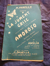Usado, " Spartito La Cavalla Grigio Panella Amoroso Amelia Music Sheet " comprar usado  Enviando para Brazil