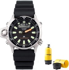 Relógio de mergulho Citizen JP2000-08E Promaster Aqualand masculino – 44mm, sensor de profundidade, 200 comprar usado  Enviando para Brazil