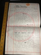 1892 indenture deed for sale  SWANSEA