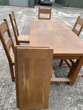 Solid oak extending for sale  PERSHORE