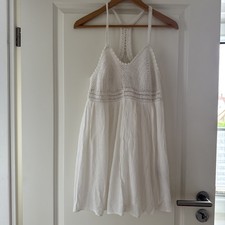 Häkelkleid weiß creme gebraucht kaufen  Eisenberg
