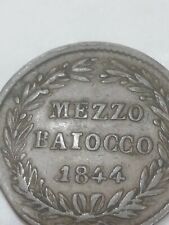 Mezzo baiocco 1844 usato  Trasacco