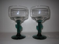 Margarita glasses green for sale  Peoria Heights
