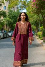 Red palestinian abaya for sale  Peoria