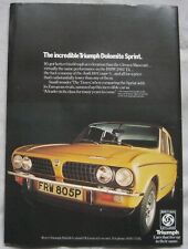 1975 triumph dolomite for sale  DARWEN