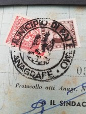 G1289 erinnofilo fiscali usato  Palermo