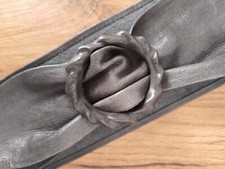 Cinto de couro macio cinza extra largo VIntage Benetton XS P comprar usado Cinto de couro macio cinza extra largo VIntage Benetton XS P comprar usado  Enviando para Brazil