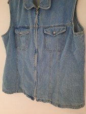 Jeans weste reissverschluss gebraucht kaufen  Osterholz-Scharmbeck