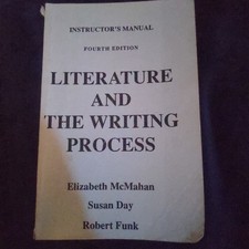 Literature and the Writing Process, 4th Ed., Instructor's Manual - McMahan, Funk segunda mano  Embacar hacia Mexico