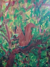 Eichhörnchen einem grossen gebraucht kaufen  Marburg