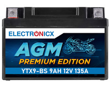 Electronicx agm motorradbatter gebraucht kaufen  Cleebronn