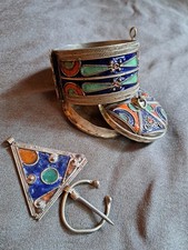 Emaille schmuckset amazigh gebraucht kaufen  Rostock