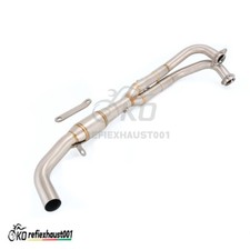 Para BMW C600 SPORT C650GT 2012-2015 Tubulação de Cabeçalho de Motocicleta Escape Frontal Slip On comprar usado  Enviando para Brazil