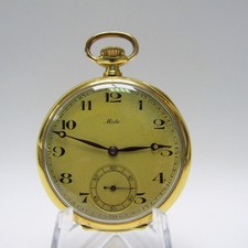 08285 MIDO. Men's pocket watch, lepine and remontoir. 18k gold. Switzerland, ca. comprar usado 08285 MIDO. Men's pocket watch, lepine and remontoir. 18k gold. Switzerland, ca. comprar usado  Enviando para Brazil