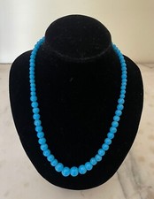 Collana vintage calcedonio usato  Roma