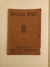 Fiat balilla 508c usato  Roma