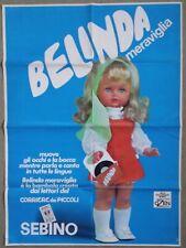 Poster bambola belinda usato  Roma
