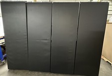conjunto de 4 painéis Spalding Iw200-1002 acolchoamento de parede, preto, 2 X 6 pés comprar usado  Enviando para Brazil