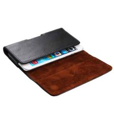 pour Multilaser MS50G (2018) Étui en Cuir Véritable Housse Clip Ceinture Pinc... comprar usado  Enviando para Brazil