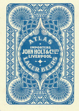AMPLO RARO VINTAGE "British Brewery - J. Holt (ESTÁ CATALOGADO)" Cartão de Jogo Único comprar usado  Enviando para Brazil