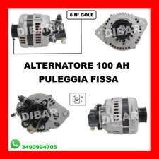 Alternatore 100ah puleggia usato  Bari