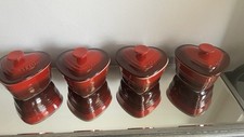 Creuset ceramic red for sale  MIDDLESBROUGH