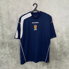 CAMISA DE FUTEBOL ESCOCESA 2005 2006 CASA SELEÇÃO NACIONAL DIADORA TAMANHO XL, usado comprar usado  Enviando para Brazil