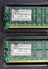 Kingston KVR667D2D4P5K2/4G 2GB DDR2 Servidor RAM Memória 2Pc comprar usado  Enviando para Brazil