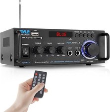 Pyle Bluetooth Wzmacniacz audio 200W RCA USB SD Wejście mikrofonowe Towar B na sprzedaż  PL